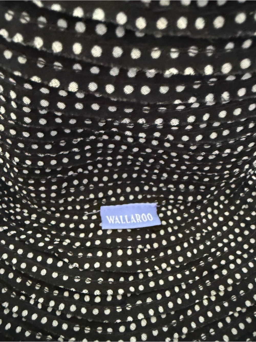 Wallaroo Hat Company Scrunchie Hat Summer Beach Polka Dots - Picture 3 of 6
